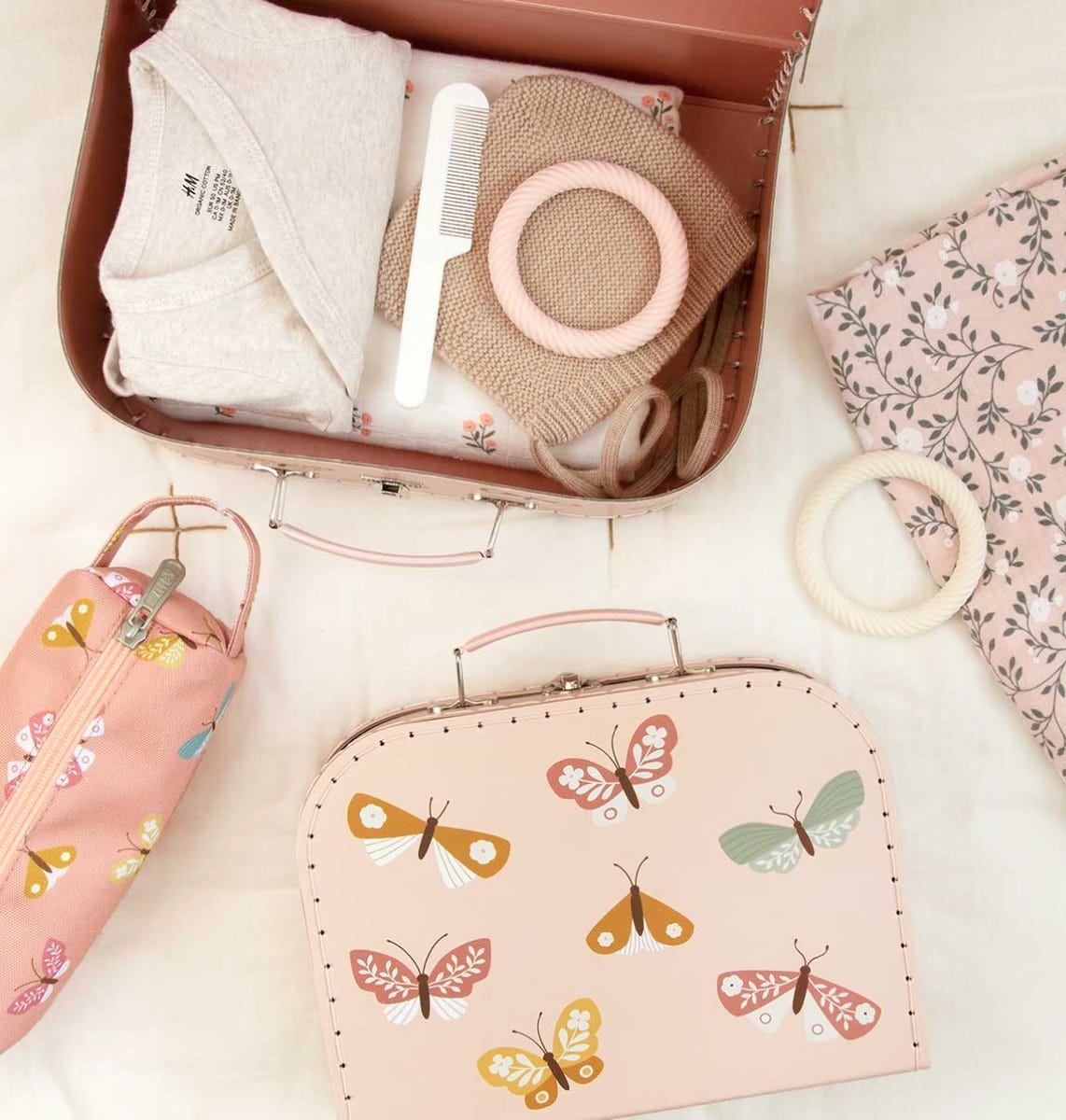 Suitcase set: Butterflies