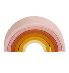 Rainbow stacking toy: sunset