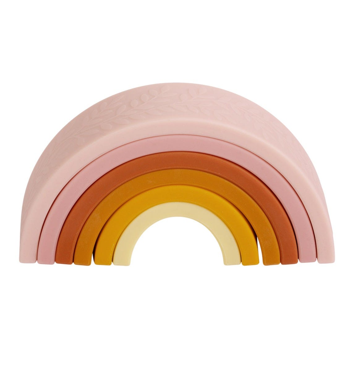Rainbow stacking toy: sunset