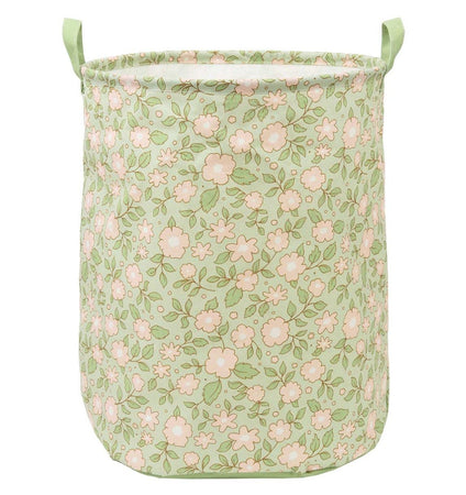 Storage basket: Blossoms - sage
