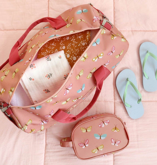 Pink Butterfly Travel Bag for Kids A Little Lovely Company